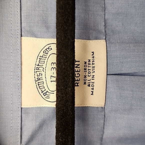 NWT Brooks Brothers Men’s Blue French Cuff Dress Shirt - Picture 2 of 10